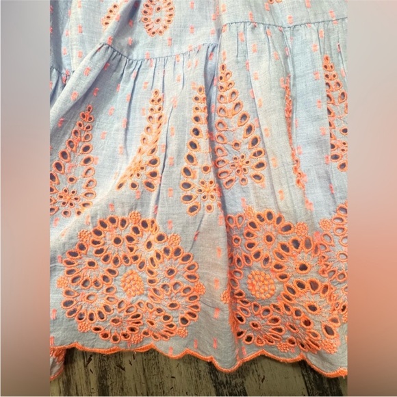 Lilly Pulitzer Rainna Smocked Eyelet Fit and Flare Dress NWOT - Picture 6 of 11